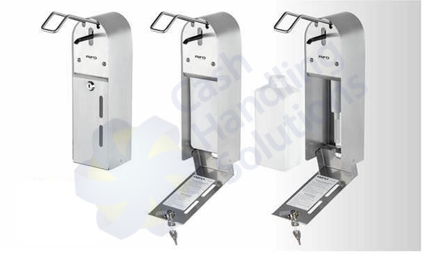 An image of a hand sanitising dispenser